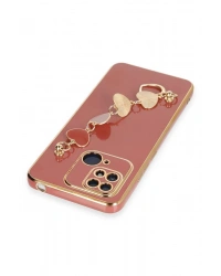 Newface Xiaomi Redmi 10C Kılıf Esila Silikon - Kırmızı