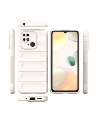 Newface Xiaomi Redmi 10C Kılıf Optimum Silikon - Krem