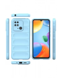 Newface Xiaomi Redmi 10C Kılıf Optimum Silikon - Sky Blue