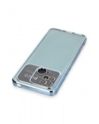 Newface Xiaomi Redmi 10C Kılıf Razer Lensli Silikon - Açık Mavi