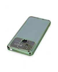 Newface Xiaomi Redmi 10C Kılıf Razer Lensli Silikon - Yeşil