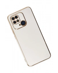 Newface Xiaomi Redmi 10C Kılıf Volet Silikon - Beyaz