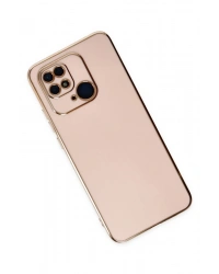 Newface Xiaomi Redmi 10C Kılıf Volet Silikon - Pembe