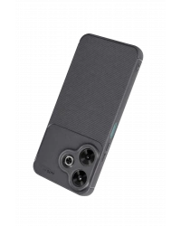 Newface Xiaomi Redmi 13 4G Kılıf Auto Focus Karbon Kapak - Gri