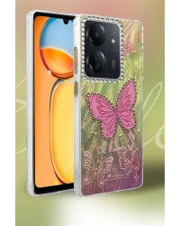 Newface Xiaomi Redmi 13C Kılıf Blade Aynalı Desenli Kapak - Desen 3