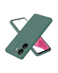 Newface Xiaomi Redmi 13C Kılıf First Silikon - Koyu Yeşil