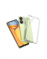 Newface Xiaomi Redmi 13C Kılıf Lüx Şeffaf Silikon