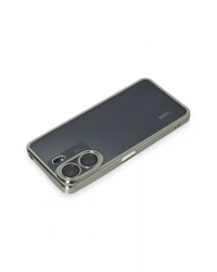Newface Xiaomi Redmi 13C Kılıf Razer Lensli Silikon - Gümüş
