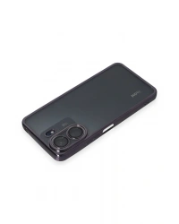 Newface Xiaomi Redmi 13C Kılıf Razer Lensli Silikon - Mor