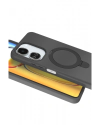 Newface Xiaomi Redmi 13C Regal Magsafe Standlı Kapak - Titan Gri