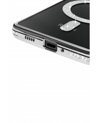 Newface Xiaomi Redmi 14C Joke Simli Magneticsafe Kılıf - Gümüş