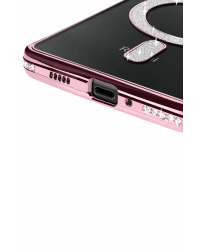 Newface Xiaomi Redmi 14C Joke Simli Magneticsafe Kılıf - Pembe