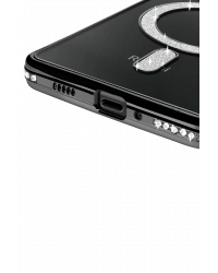 Newface Xiaomi Redmi 14C Joke Simli Magneticsafe Kılıf - Siyah