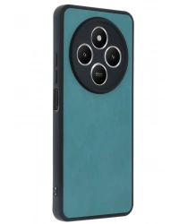 Newface Xiaomi Redmi 14C Kılıf Aras Deri Kapak - Açık Yeşil