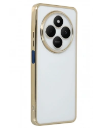 Newface Xiaomi Redmi 14C Kılıf Razer Lensli Silikon - Gold