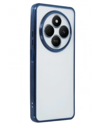 Newface Xiaomi Redmi 14C Kılıf Razer Lensli Silikon - Lacivert