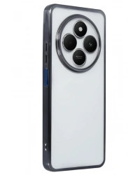 Newface Xiaomi Redmi 14C Kılıf Razer Lensli Silikon - Siyah