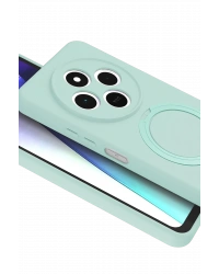 Newface Xiaomi Redmi 14C Regal Magsafe Standlı Kapak - Su Yeşili