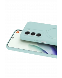 Newface Xiaomi Redmi 15 4G Regal Magsafe Standlı Kapak - Su Yeşili
