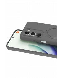 Newface Xiaomi Redmi 15 4G Regal Magsafe Standlı Kapak - Titan Gri