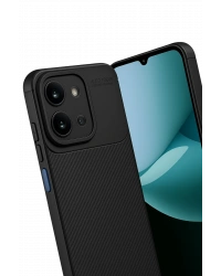 Newface Xiaomi Redmi 15C 4G Auto Focus Karbon Kapak - Siyah