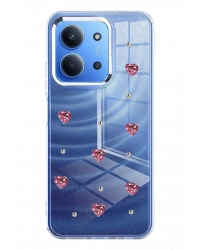 Newface Xiaomi Redmi 15C 4G Fiyonk Desenli Kapak - Desen 3