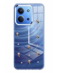 Newface Xiaomi Redmi 15C 4G Fiyonk Desenli Kapak - Desen 6