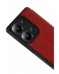 Newface Xiaomi Redmi 15C 4G Flip Cover - Kırmızı