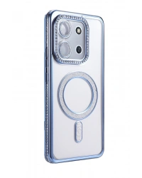 Newface Xiaomi Redmi 15C 4G Joke Simli Magneticsafe Kılıf - Mavi