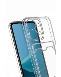 Newface Xiaomi Redmi 15C 4G Kılıf Kart Şeffaf Silikon - Şeffaf