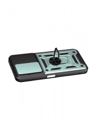 Newface Xiaomi Redmi 15C 4G Pars Lens Yüzüklü Silikon - Yeşil