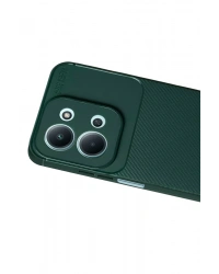 Newface Xiaomi Redmi 15C 5G Auto Focus Karbon Kapak - Koyu Yeşil