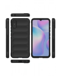 Newface Xiaomi Redmi 9A Kılıf Optimum Silikon - Siyah