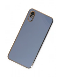 Newface Xiaomi Redmi 9A Kılıf Volet Silikon - Mavi