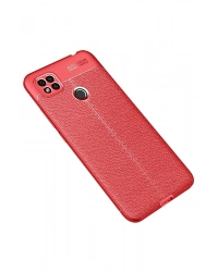 Newface Xiaomi Redmi 9C Kılıf Auto Focus Kapak - Kırmızı