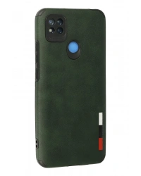 Newface Xiaomi Redmi 9C Kılıf Loop Deri Silikon - Yeşil