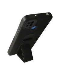 Newface Xiaomi Redmi 9C Kılıf Mega Standlı Silikon - Siyah