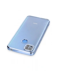 Newface Xiaomi Redmi 9C Kılıf Razer Lensli Silikon - Açık Mavi