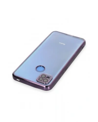 Newface Xiaomi Redmi 9C Kılıf Razer Lensli Silikon - Mor