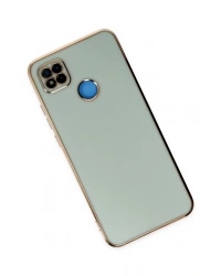 Newface Xiaomi Redmi 9C Kılıf Volet Silikon - Açık Yeşil