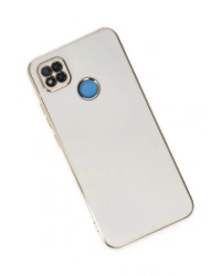 Newface Xiaomi Redmi 9C Kılıf Volet Silikon - Beyaz