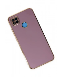Newface Xiaomi Redmi 9C Kılıf Volet Silikon - Mor