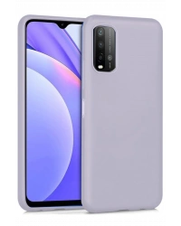 Newface Xiaomi Redmi 9T Kılıf Nano içi Kadife Silikon - Lila