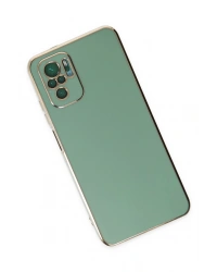 Newface Xiaomi Redmi Note 10 Kılıf Volet Silikon - Açık Yeşil