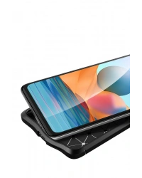 Newface Xiaomi Redmi Note 10 Pro Kılıf Auto Focus Kapak - Kırmızı