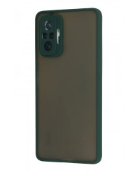 Newface Xiaomi Redmi Note 10 Pro Kılıf Montreal Silikon Kapak - Yeşil