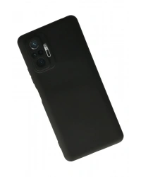 Newface Xiaomi Redmi Note 10 Pro Kılıf Nano içi Kadife Silikon - Siyah