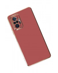 Newface Xiaomi Redmi Note 10 Pro Kılıf Volet Silikon - Kırmızı