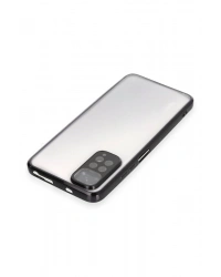 Newface Xiaomi Redmi Note 11 Kılıf Razer Lensli Silikon - Siyah