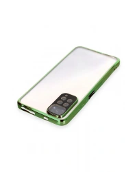 Newface Xiaomi Redmi Note 11 Kılıf Razer Lensli Silikon - Yeşil